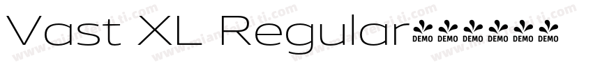 Vast XL Regular字体转换